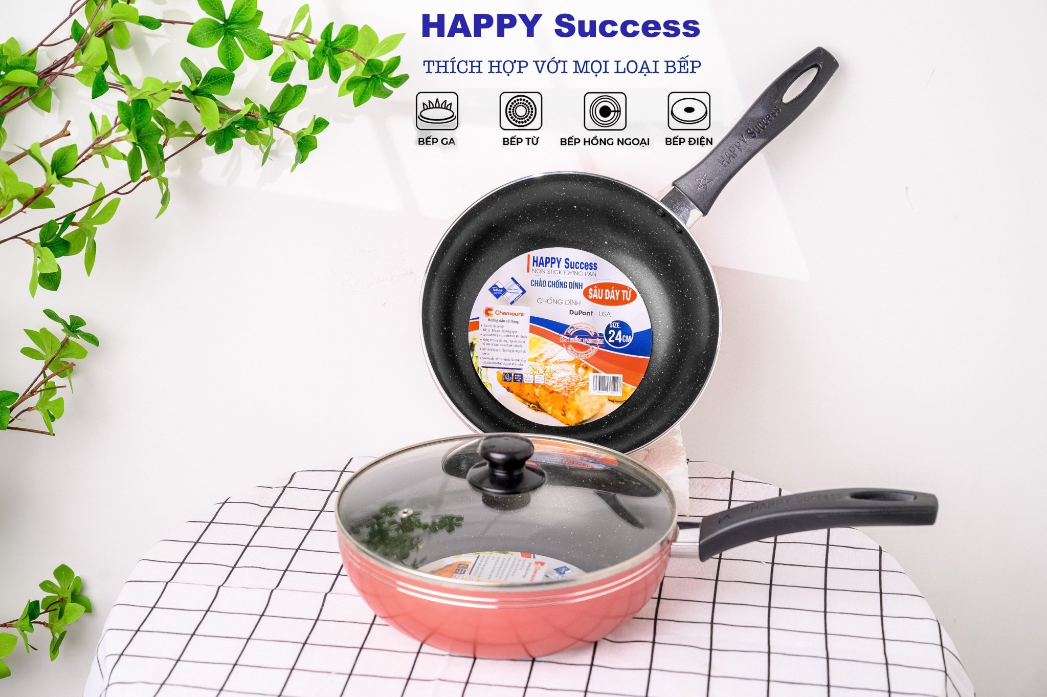 Giới thiệu Chảo chống dính Happy Success